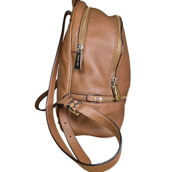 Michael Kors Rhea Medium Womens Girls Fashion Leather Backpack Bag Luggage - Picture 5 of 11